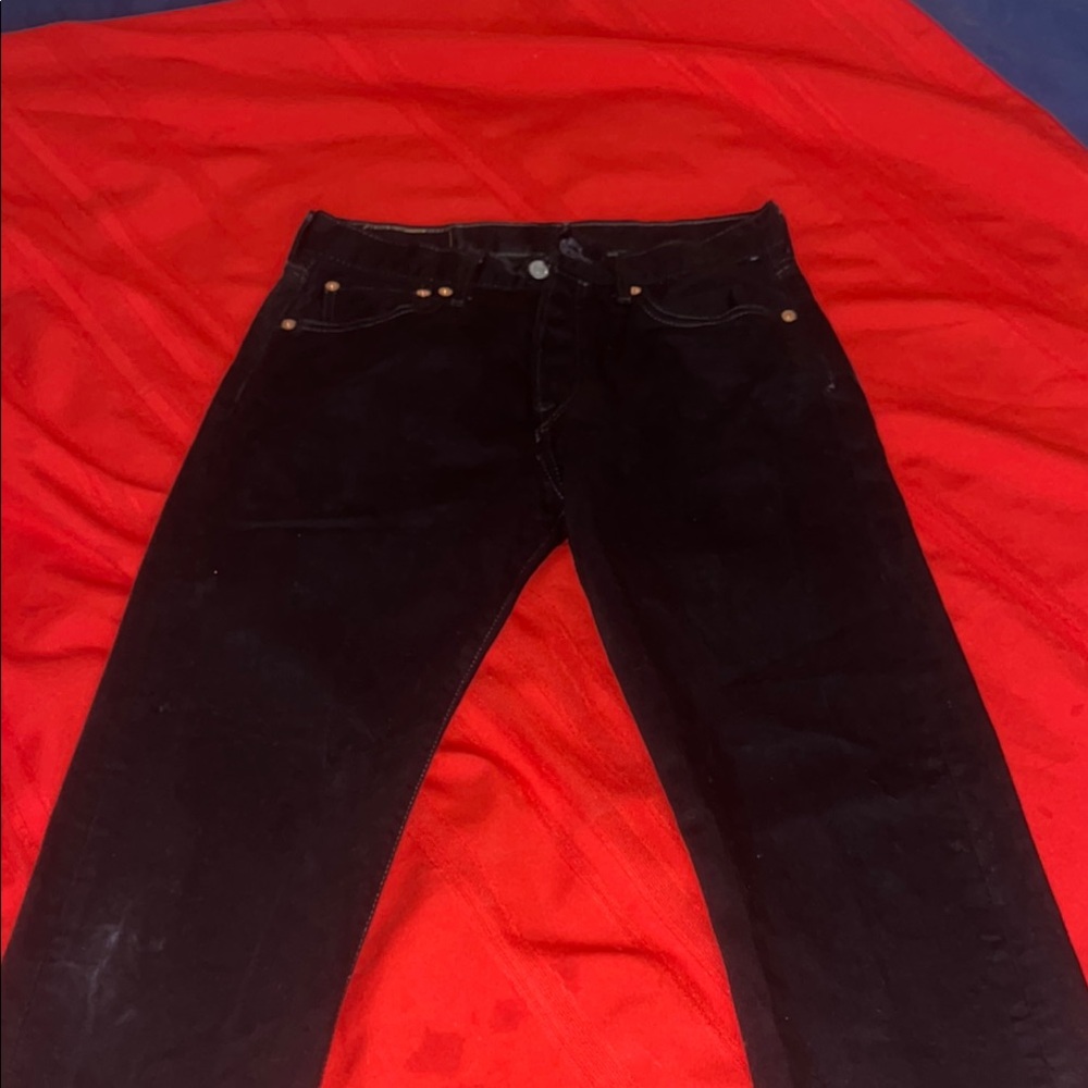 Levi's Men's Straight Jeans - Black
